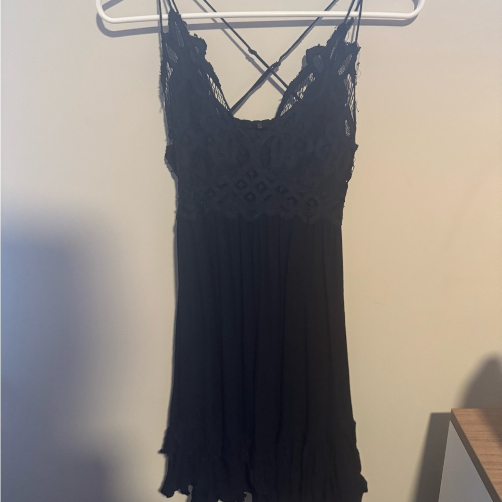 Free people black dress size medium